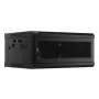 Lanberg WF01-6404-23B rack cabinet 4U Wall mounted rack Melns