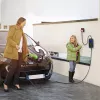 Qoltec Mobile EV Car Charger Adjustable 2in1 Type2 | 7kW | 230V | CEE 3 PIN | Wi-fi | LCD | Portable | Wallbox | 5m