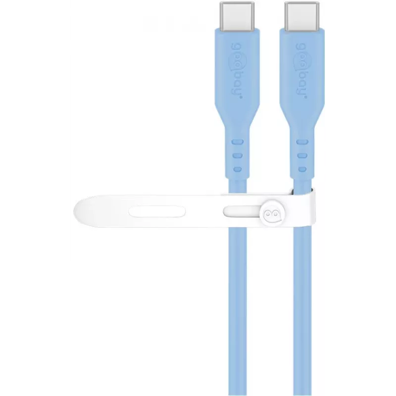 Goobay 77741 USB kabelis zils