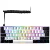 Sharkoon SGK50 S4 Tastatūra Spēļu USB QWERTZ Vācu Balta RGB LED