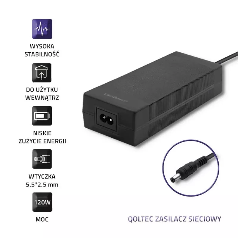strāvas adapteris Qoltec 50793