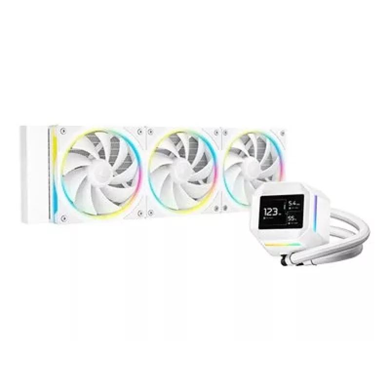 DeepCool LM360 WH procesora šķidruma dzesēšanas komplekts 12 cm balts 1 gab.