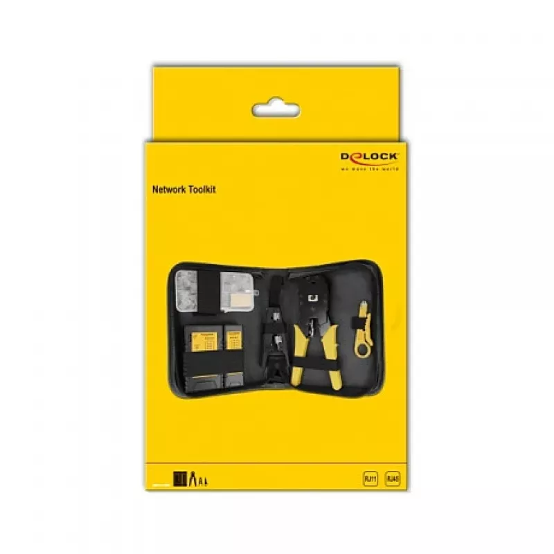 tīkls Toolkit for RJ45 and RJ11 DeLOCK 86696