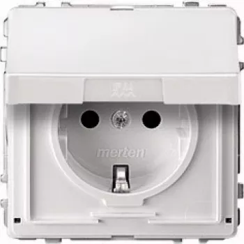 Kontaktligzda Merten MEG2310-7219 CEE 7/3 balta 250 V 16 A (atbalsta CEE 7/4 kontaktdakšas)