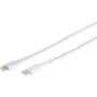 Lightning kabelis S/CONN 14-13050 0,5 m Balts