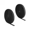 DeLOCK lieljaudas āķa un cilpas lente 25 m x 25 mm melna