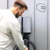Wallbox zaļa Cell GC EVGC021B2250 3.6-22 KW 5m NFC pelēks alumīnijs