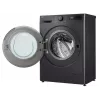 Veļas mazgājamā mašīna LG F2WR508S2M — ar priekšējo ielādi, 8 kg, 1200 apgr./min, A efektivitātes klase, 60×48 cm, LED, vidēji melna