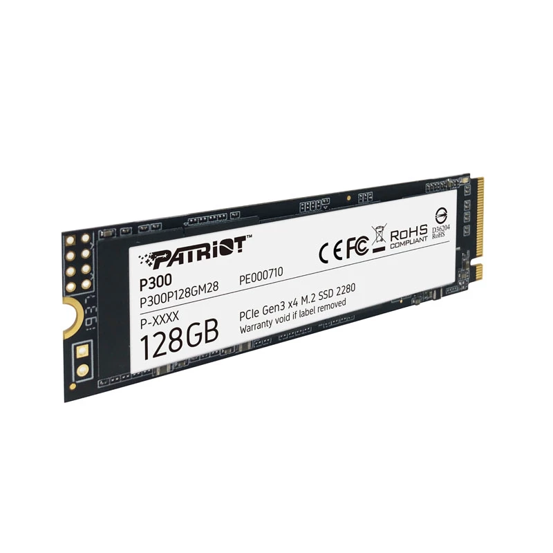 Patriot Memory P300P128GM28 iekšējais cietvielu disks M.2 128 GB PCI Express NVMe