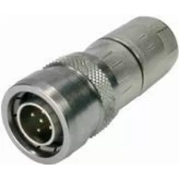Harting elektrības pilnais savienotājs M12 21 03 821 1530