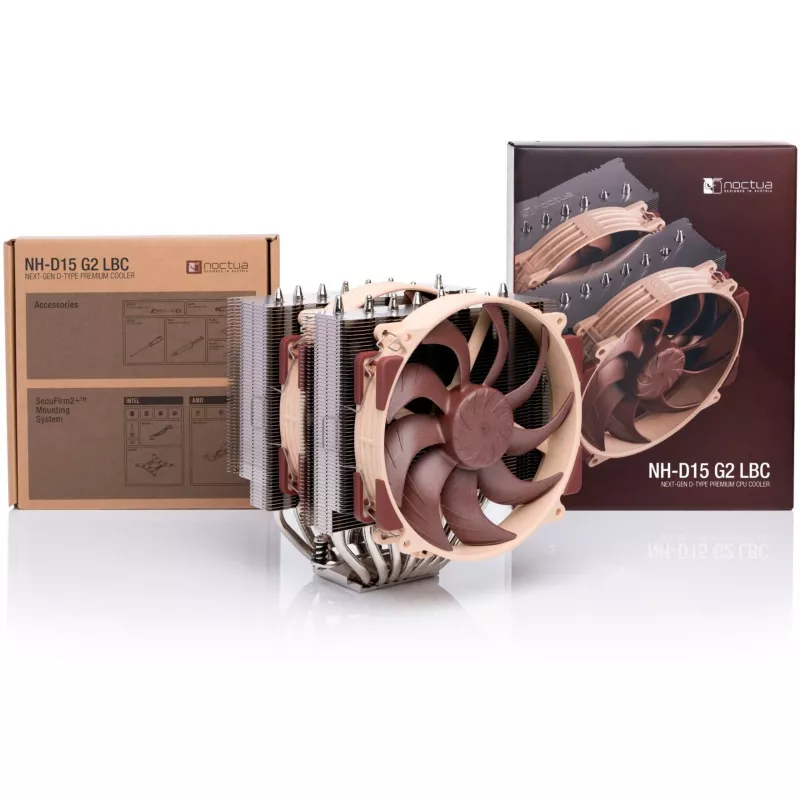 Noctua NH-D15 G2 HBC datora dzesēšanas sistēma Procesors Gaisa dzesētājs 14 cm