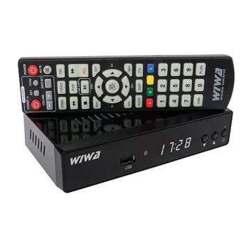 TV uztvērējs WIWA H.265 MAXX — DVB-T / DVB-T2 digitālais uztvērējs ar H.265 (HEVC) atbalstu