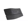Logitech ERGO K860 dalītā tastatūra biznesam - tastatūra - bezvadu - Bluetooth LE - QWERTY - GB - grafīta (920-010351)