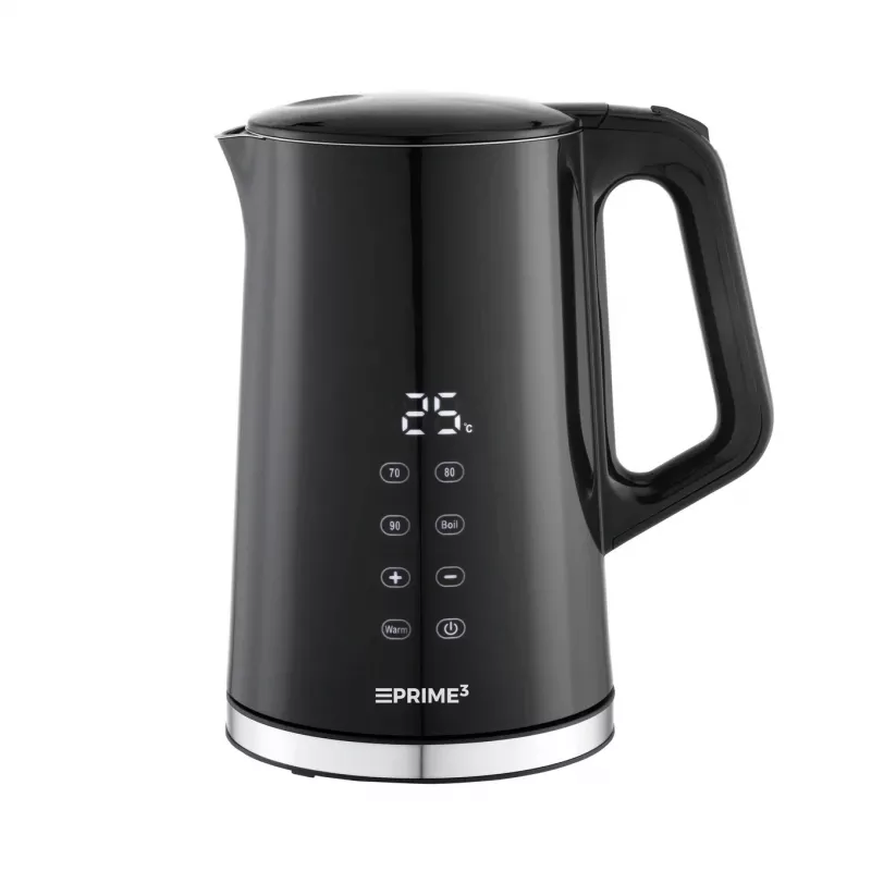 Elektriskā tējkanna PRIME3 SEK61 — nerūsējošais tērauds, 1,7 L tilpums, 220–240V
