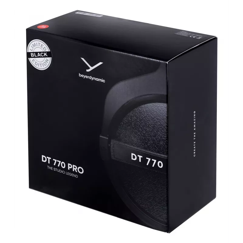 Beyerdynamic DT 770 Pro 80 Ω Melns Limited Edition - slēgtas studijas austiņas