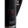Automātiskais piena putotājs/sildītājs Adler AD 4478 — nerūsējošā tērauda bļoda, 240 ml tilpums, 500 W, karsts un auksts