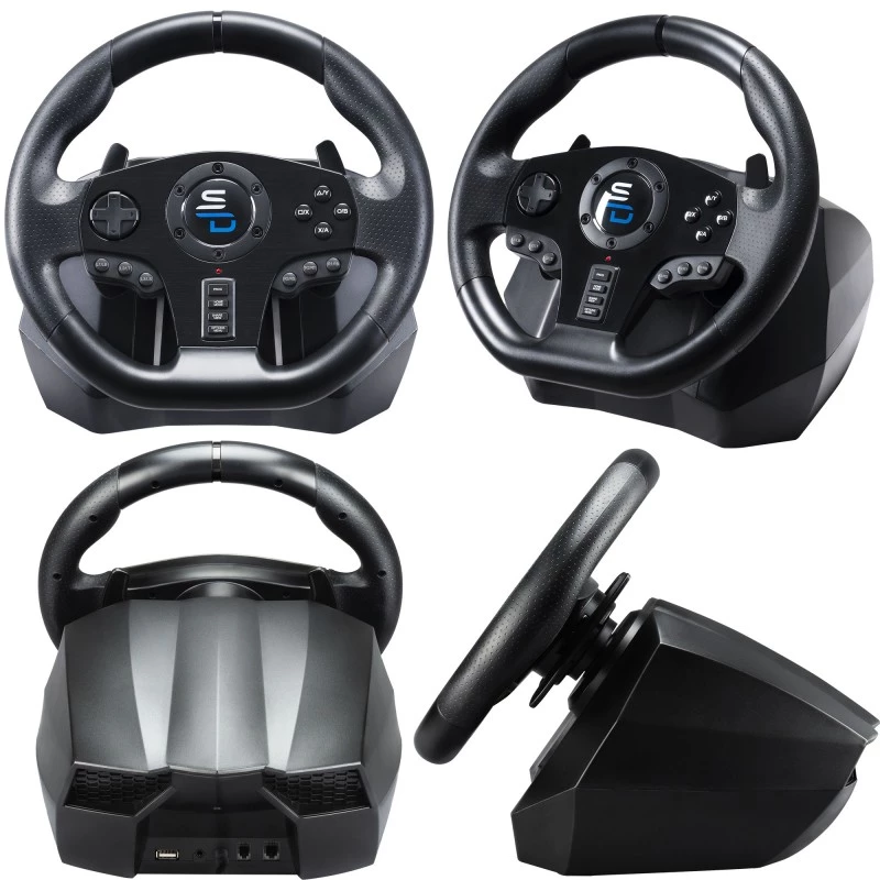 Stūre + pedāļi Subsonic GS850-X melna 270° rotācija USB
