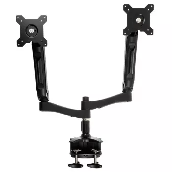 SilverStone SST-ARM22BC dubultā monitora stiprinājums - melns
