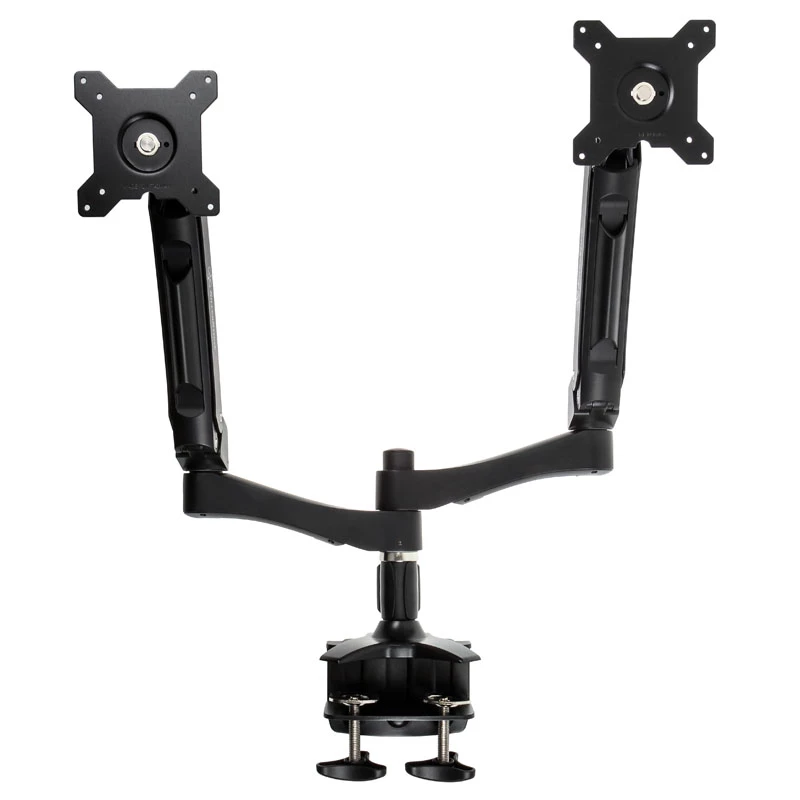 SilverStone SST-ARM22BC dubultā monitora stiprinājums - melns