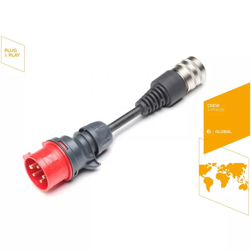 Juice Technology drošības adapteris JUICE CONNECTOR, CEE16 / 400V, 3 fāžu (sarkans, JUICE BOOSTER 2)