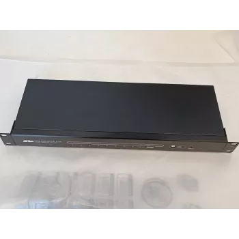 IZPĀRDOŠANA. Aten | HDMI | 8 portu HDMI Cat 5 sadalītājs | Garantija 3 mēneši | LIETOTS, ATJAUNOTS, BEZ ORIGINĀLĀ IEPAKOJUMA, IEKĻAUTS TIKAI BAROŠANAS ADAPTERIS