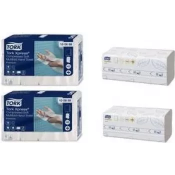 Papīra dvieļi Tork Xpress H2 Premium Interfold 2-kārtu 2040 loksnes (MPN 100888)