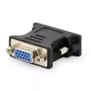 Kabeļu savienotāju adapteris DVI-A VGA 15-pin Gembird A-DVI-VGA-BK