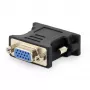 Kabeļu savienotāju adapteris DVI-A VGA 15-pin Gembird A-DVI-VGA-BK