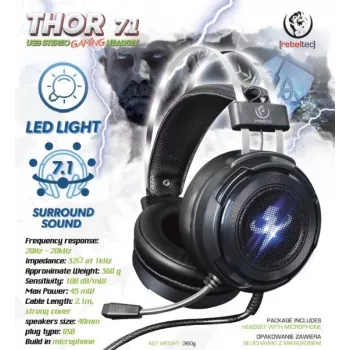 Stereo austiņas Rebeltec THOR RBLSLU00042