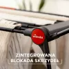 Veļas žāvētājs VILEDA Infinity Flex Ultimate Teleskopisks — melns, pārklāts alumīnijs, 30 m žāvēšanas telpas, salokāms, ritentiņi