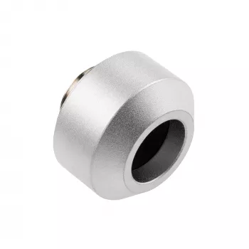 Cietās caurules savienotājuzgalis OPTIMUS 12 mm, sudraba — vienkāršs kompresijas savienotājs stingrām dzesēšanas caurulēm
