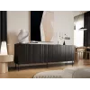 Cama kumode ISLA 200x40x75 matēts melns