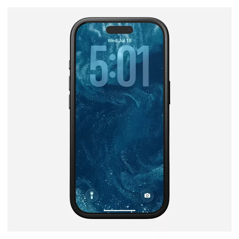 Mobilā tālruņa maciņš Nomad Modern Leather Case vāciņš iPhone 17 Pro, 16 cm (6,3 collas), dzeltenbrūns, āda un PC/TPU
