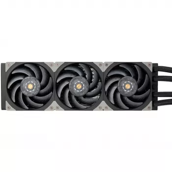 Radiators SILVERSTONE SST-XE360PDD 360mm ūdens dzesēšana, melns/sudraba