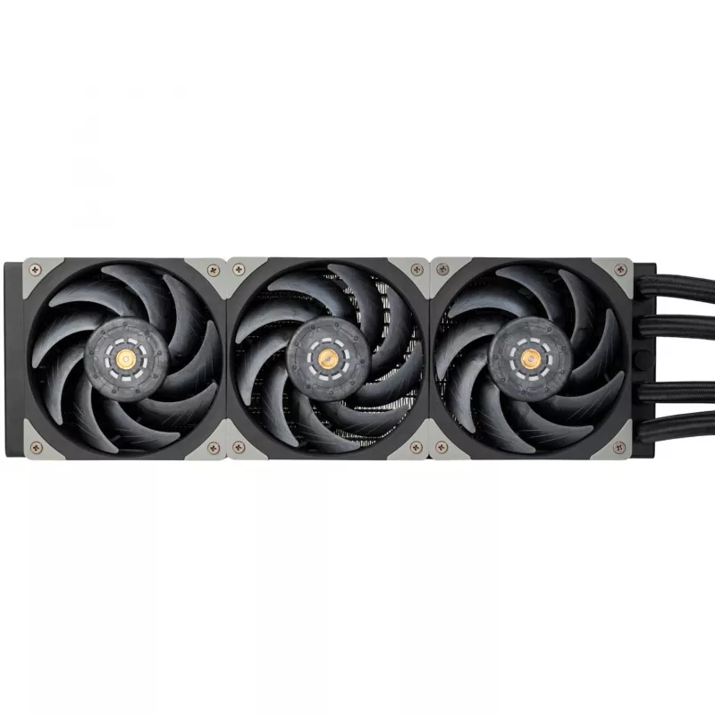 Radiators SILVERSTONE SST-XE360PDD 360mm ūdens dzesēšana, melns/sudraba