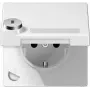 JUNG LS 1520 NAKLSL WW - F tips - 1 modulis(-ļi) - 2P - Balta - Termoplasts - IP44