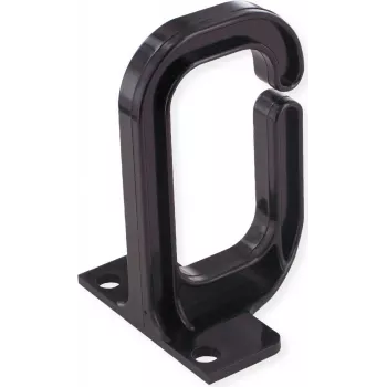 VALUE kabeļa cilpiņa, 40×80 mm, Plastmasa, melna (26.99.0323)