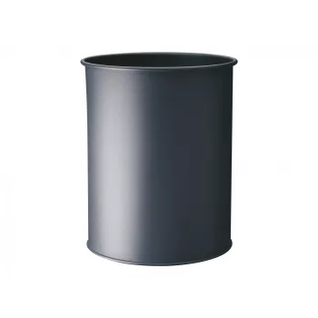 Miskaste Durable 330158 15 L apaļa metāla antracīta