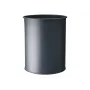 Miskaste Durable 330158 15 L apaļa metāla antracīta