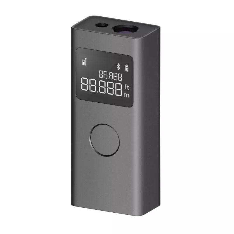 Lāzera attāluma mērītājs Xiaomi MJJGCJYD001QW — mērījumu diapazons 0,05–40 m, iebūvēts uzlādējams akumulators, darbība −10–50 °C