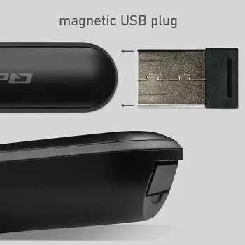 Lāzera prezentācijas rādītājs 4in1 USB 3.0 2.4GHz 30m