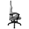Spēļu krēsls SUBSONIC SA5685-2 — pelēks, ergonomisks dizains, regulējams augstums