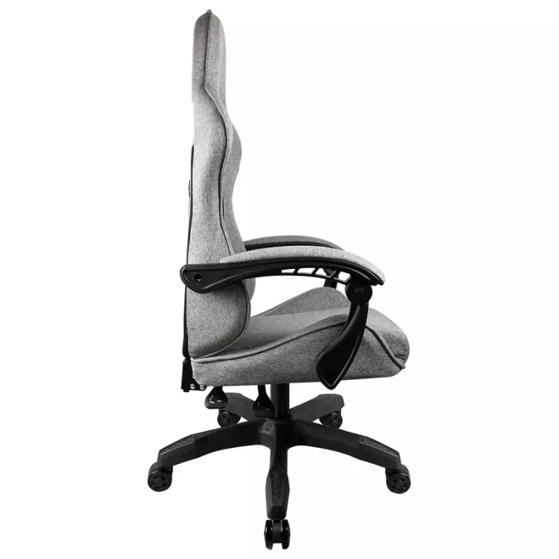 Spēļu krēsls SUBSONIC SA5685-2 — pelēks, ergonomisks dizains, regulējams augstums