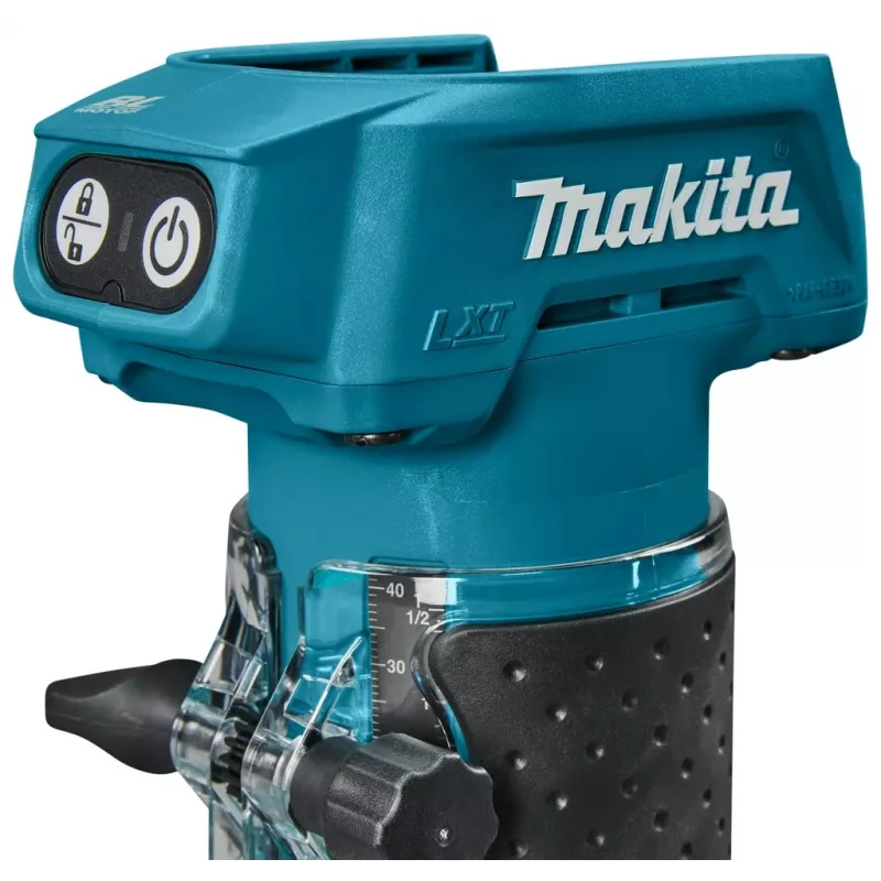 DRT52Z Makita 18V LXT bezvadu bezsuku 1/4 collas frēze - tikai korpuss