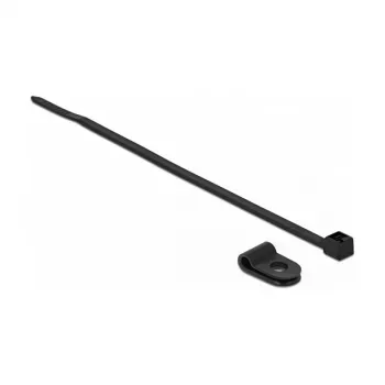Kabeļu saite DeLOCK 18860 Nylon Melna 10 gab. 3.2 mm saišķa diametrs