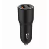 Automašīnas mobilās ierīces lādētājs Gembird TA-UC-AC2PDQC38-CAR-01, USB-C, 38W, 12–24V, melns