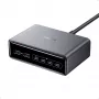 Lādētājs GeNPrime 200W GaN 4xUSB-C 2xUSB-A Melns