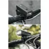 Rockbros velosipēda gaisma + USB-C–USB-A kabelis 260 lm melns