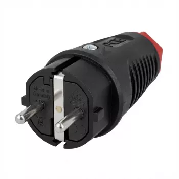 ABL Expert Schuko-Plug 100000043 (TPE) melns sv IP44 3x2,5 (100000043)