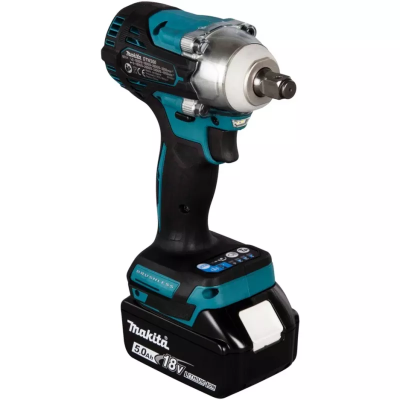Triecienskrūvgriezis Makita DTW300RTJ 3200 RPM, 18V, 2 baterijas